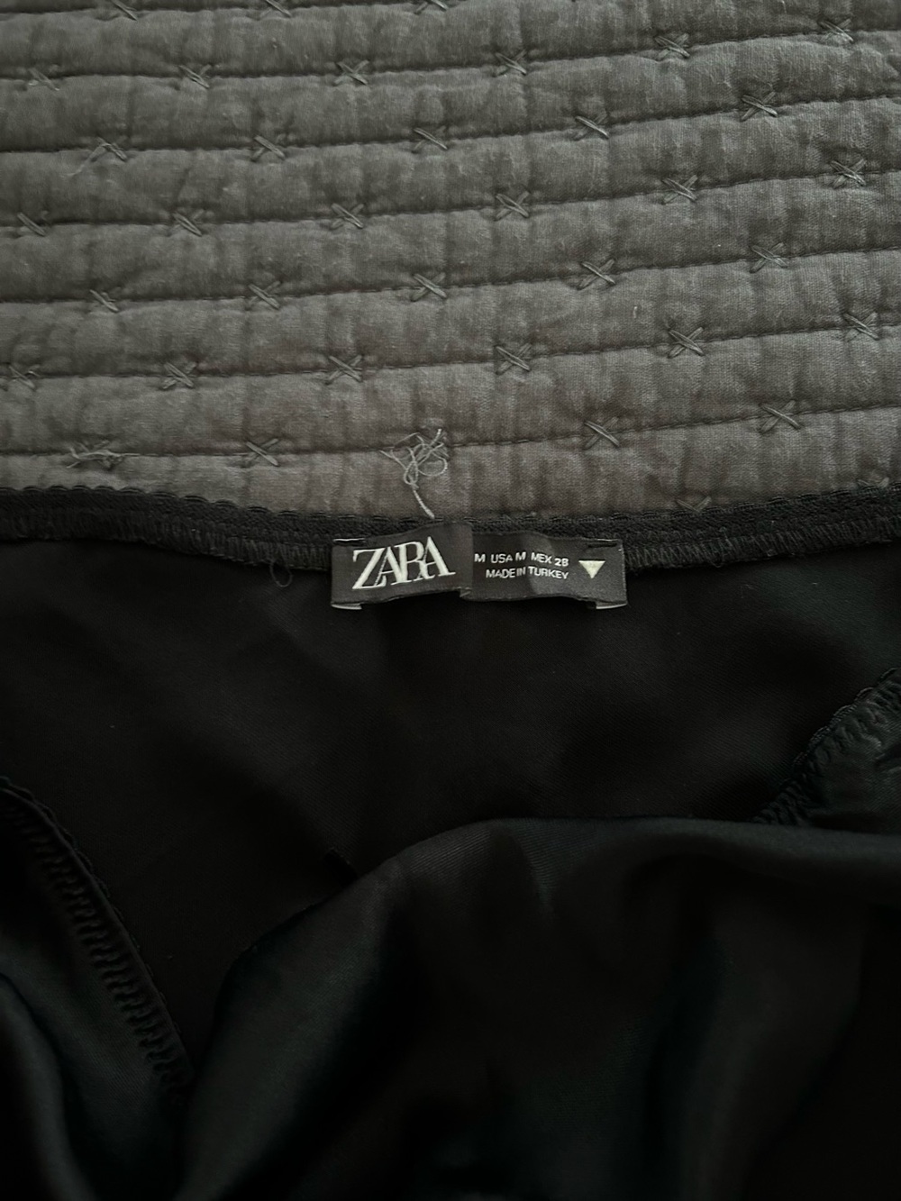 Zara Women’s Black Satin Midi Skirt   Size Medium. - Picture 4 of 4